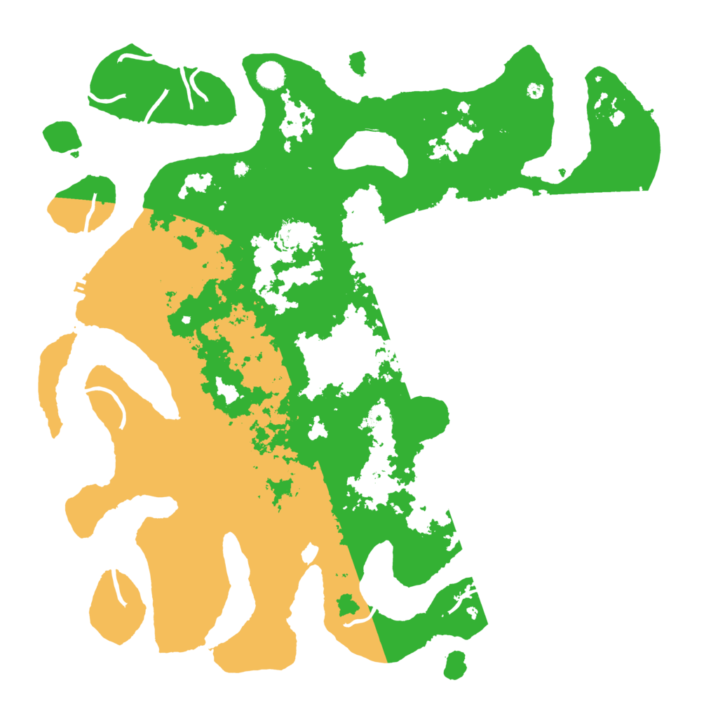 Biome Rust Map: Procedural Map, Size: 4500, Seed: 3181843