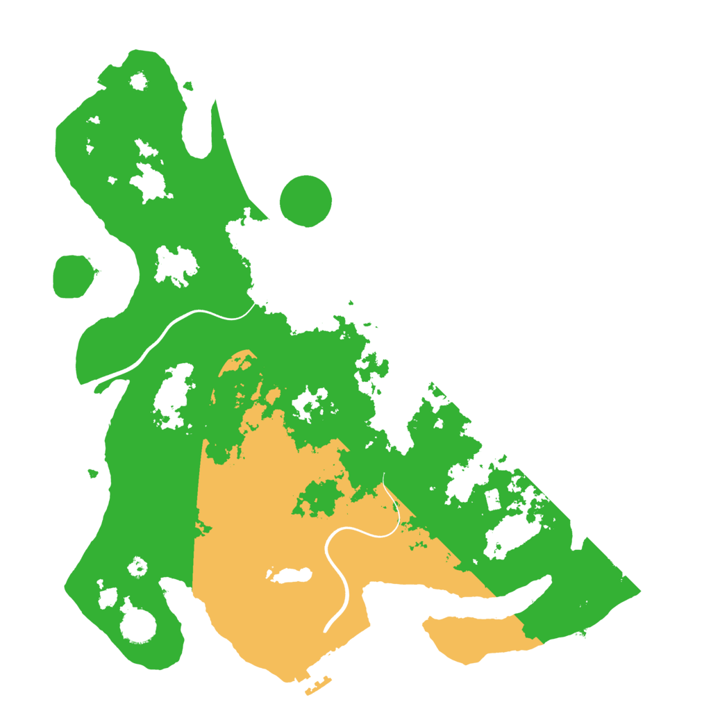 Biome Rust Map: Procedural Map, Size: 3700, Seed: 1864297