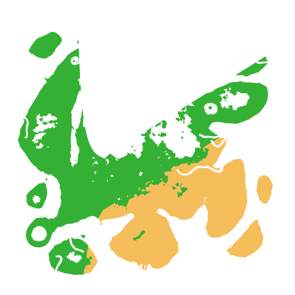 Biome Rust Map: Procedural Map, Size: 3500, Seed: 530320