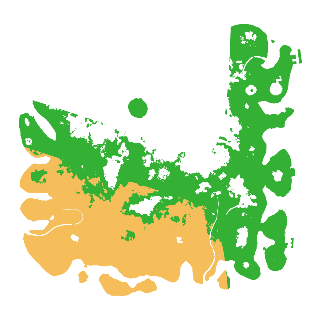 Biome Rust Map: Procedural Map, Size: 4500, Seed: 321684
