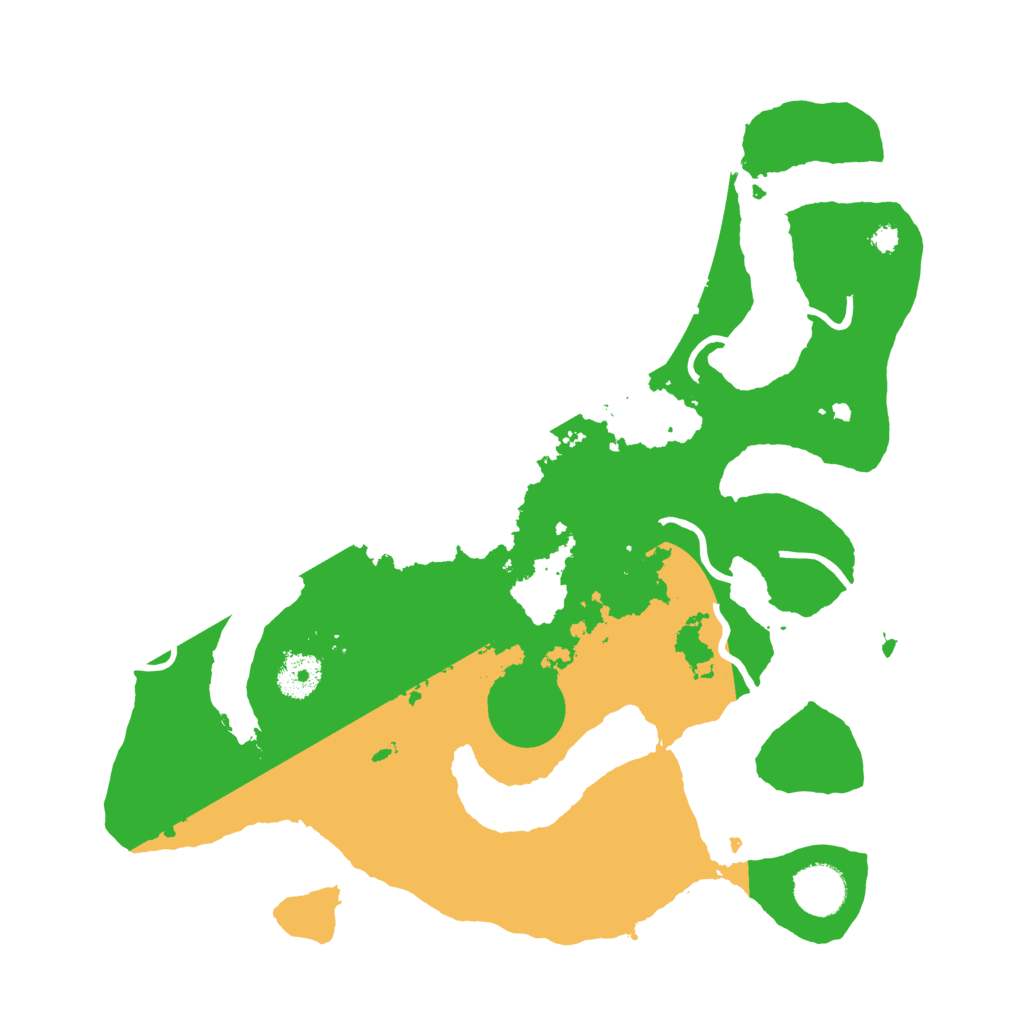 Biome Rust Map: Procedural Map, Size: 3500, Seed: 2220875