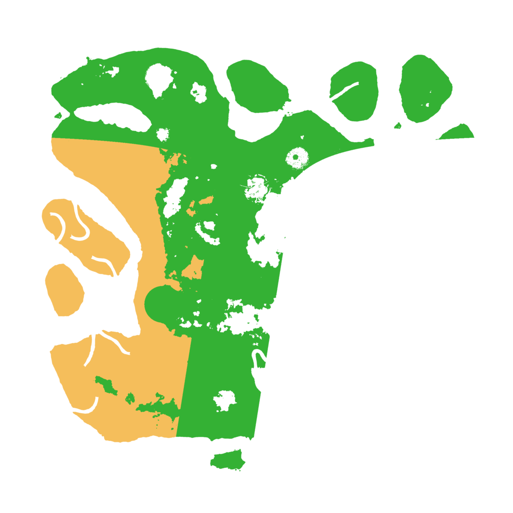 Biome Rust Map: Procedural Map, Size: 3700, Seed: 1632829