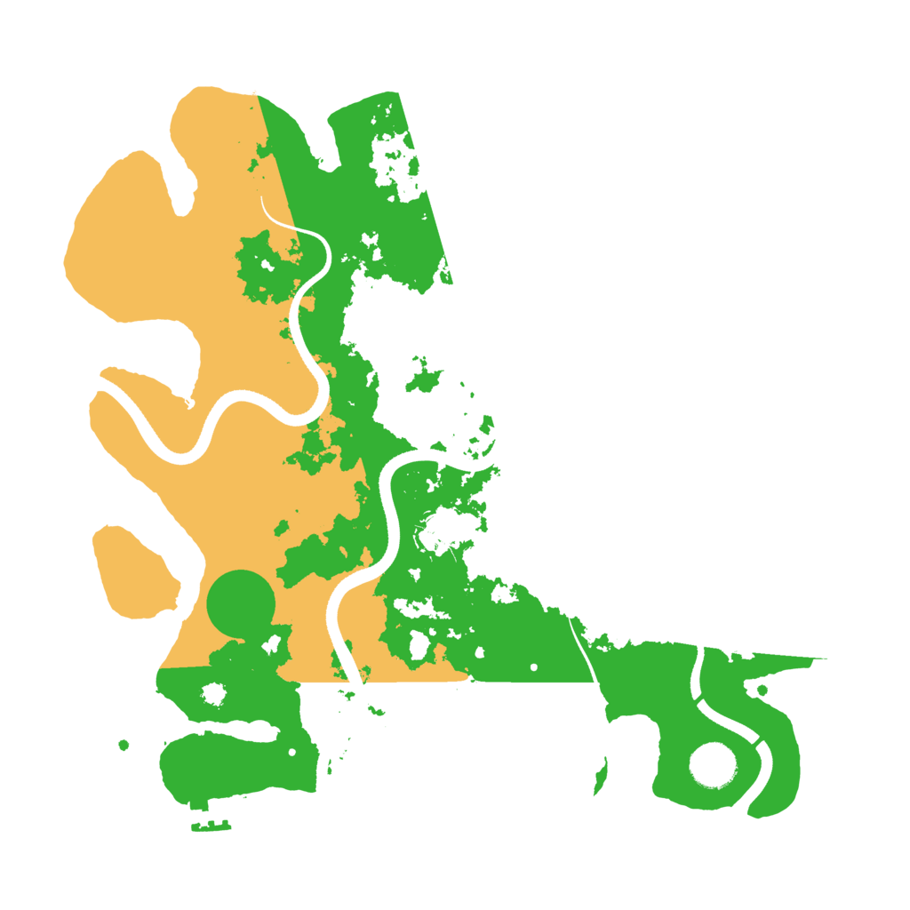 Biome Rust Map: Procedural Map, Size: 3500, Seed: 4635900