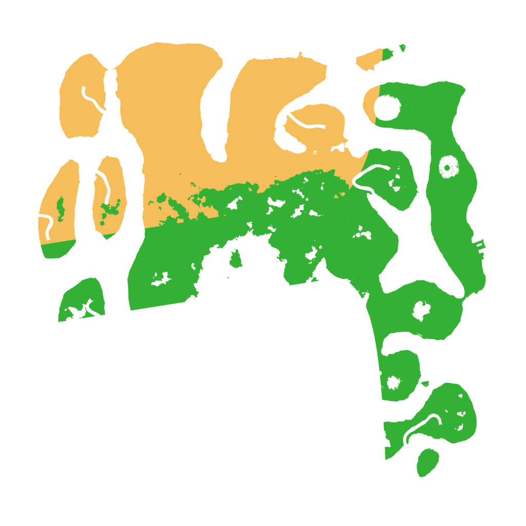 Biome Rust Map: Procedural Map, Size: 3700, Seed: 6000672