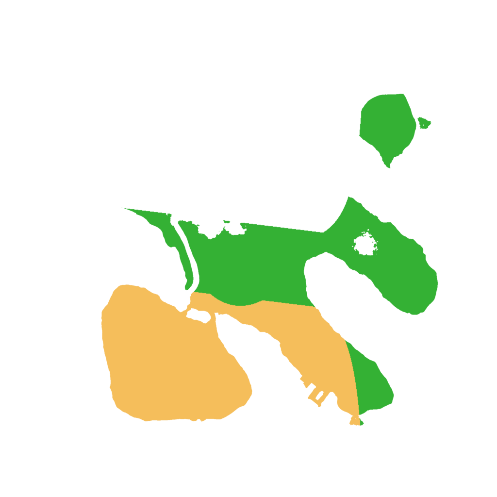 Biome Rust Map: Procedural Map, Size: 2000, Seed: 2011490