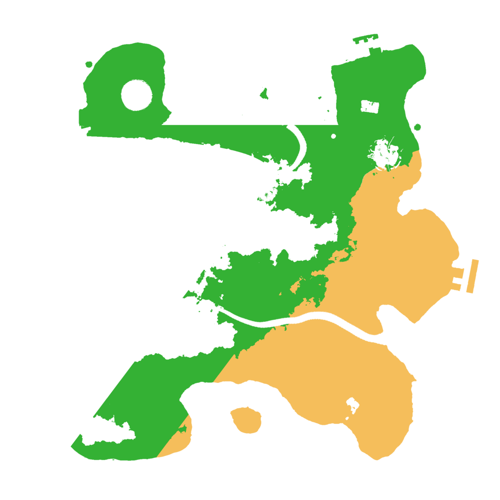 Biome Rust Map: Procedural Map, Size: 3000, Seed: 9770777