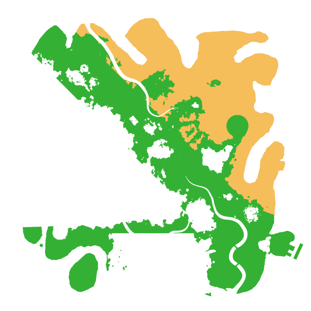 Biome Rust Map: Procedural Map, Size: 3750, Seed: 247181825