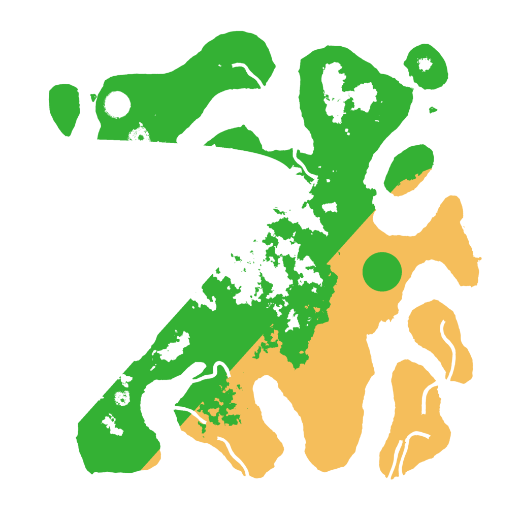Biome Rust Map: Procedural Map, Size: 3500, Seed: 3720168