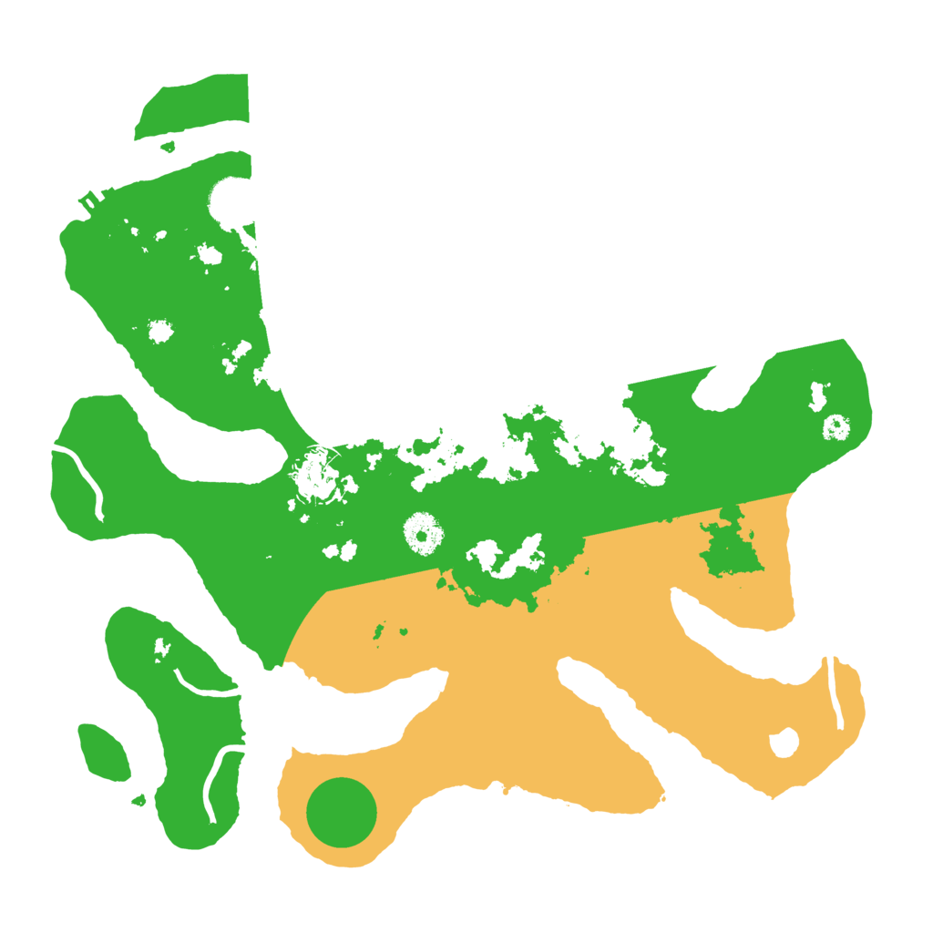 Biome Rust Map: Procedural Map, Size: 3500, Seed: 2435354