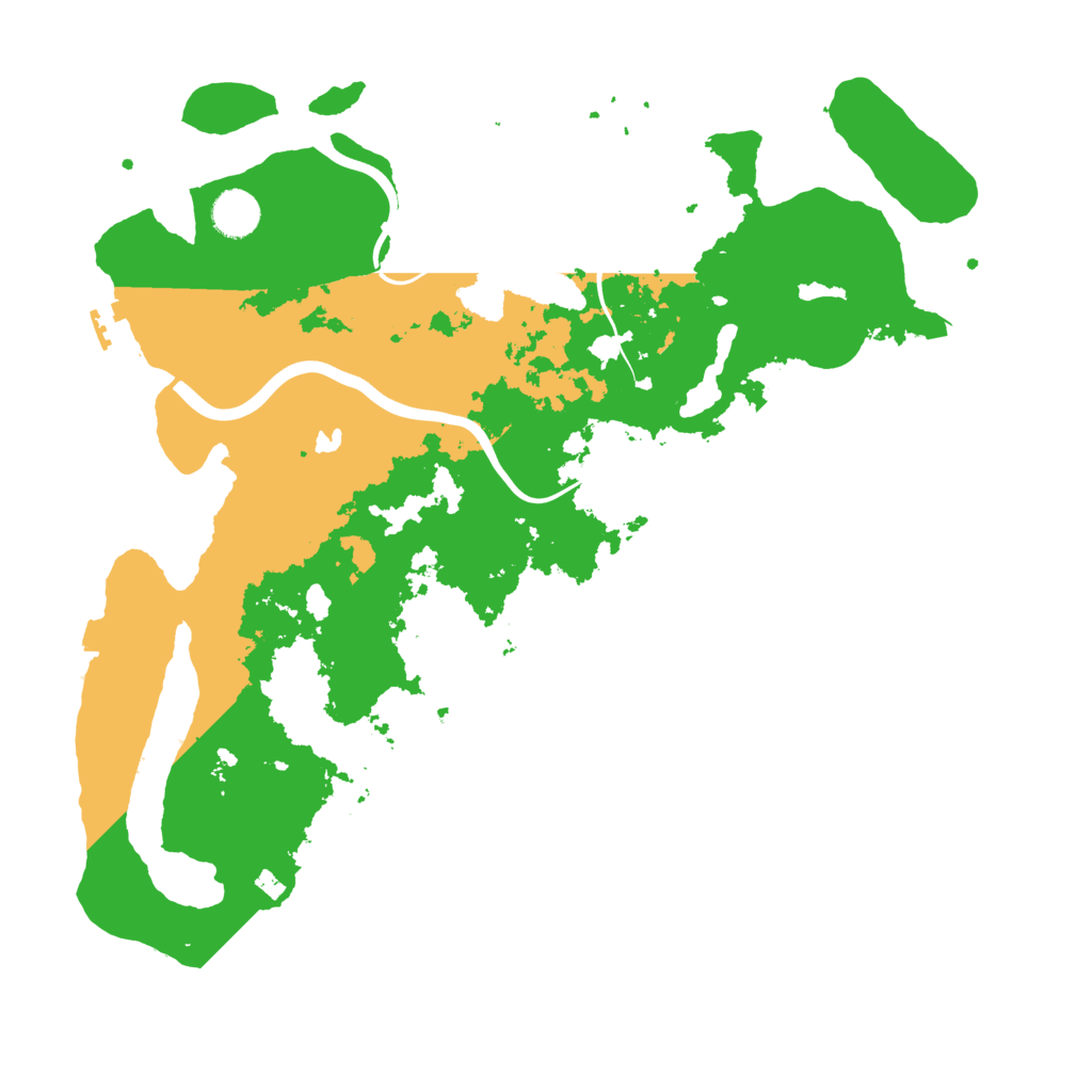 Biome Rust Map: Procedural Map, Size: 4000, Seed: 167420