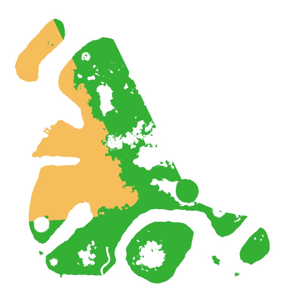 Biome Rust Map: Procedural Map, Size: 3500, Seed: 3067956