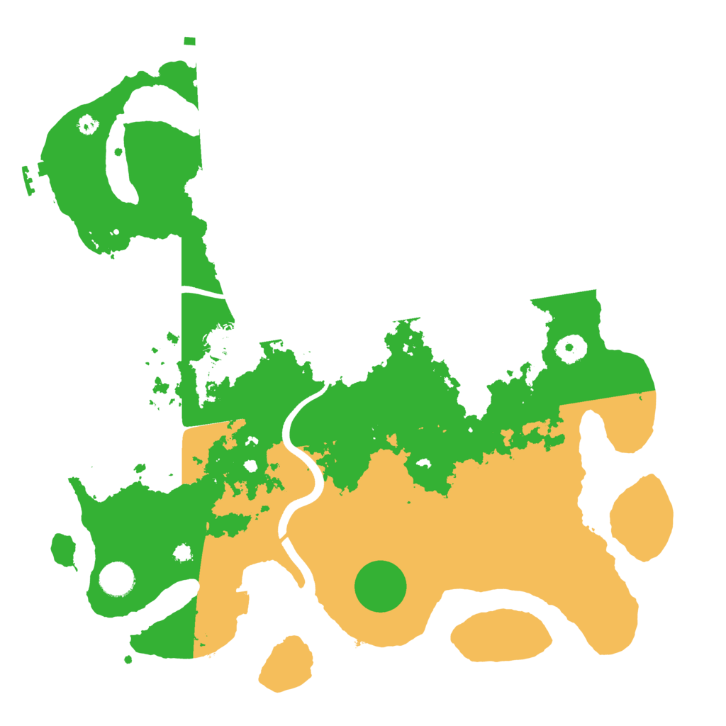 Biome Rust Map: Procedural Map, Size: 3700, Seed: 4837690