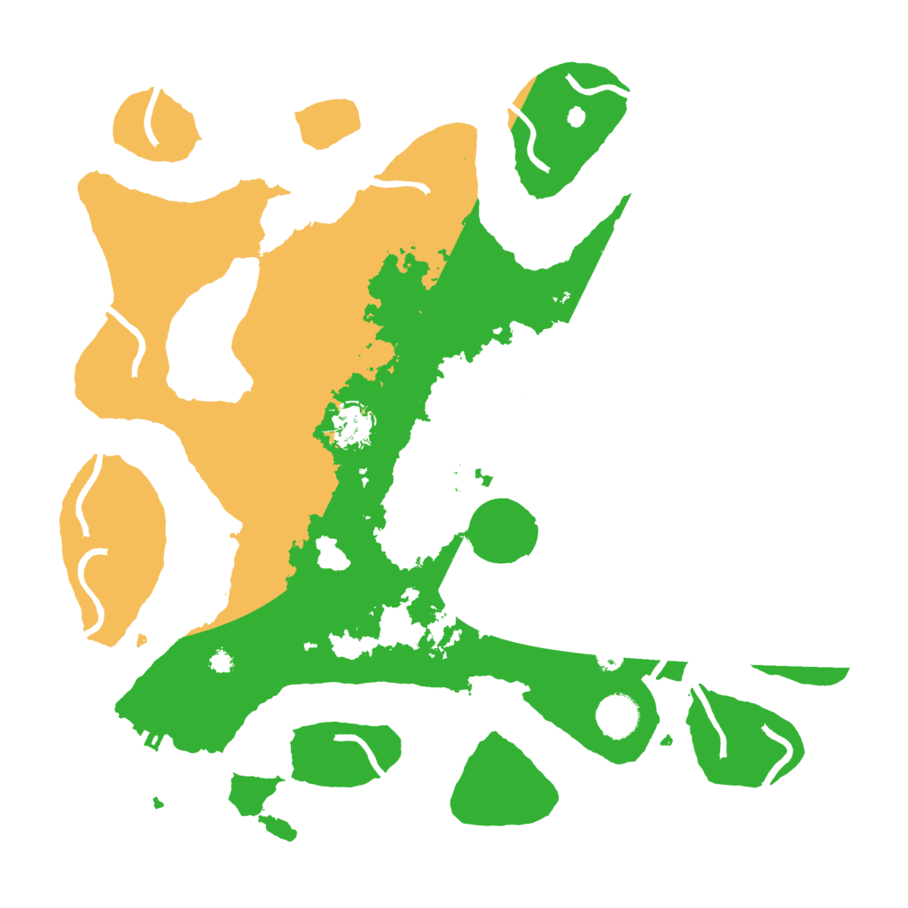 Biome Rust Map: Procedural Map, Size: 3700, Seed: 6111242