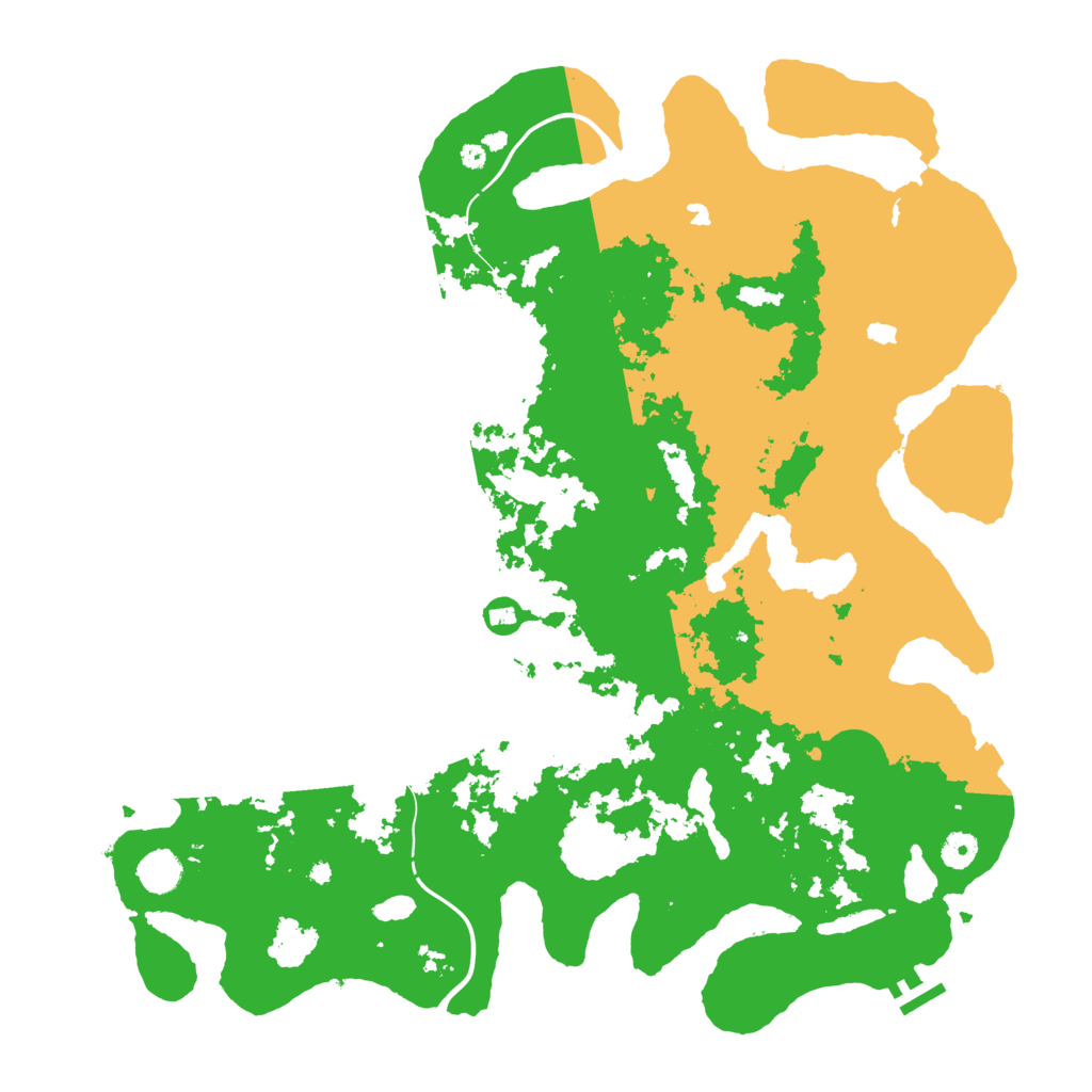 Biome Rust Map: Procedural Map, Size: 4500, Seed: 1070333065