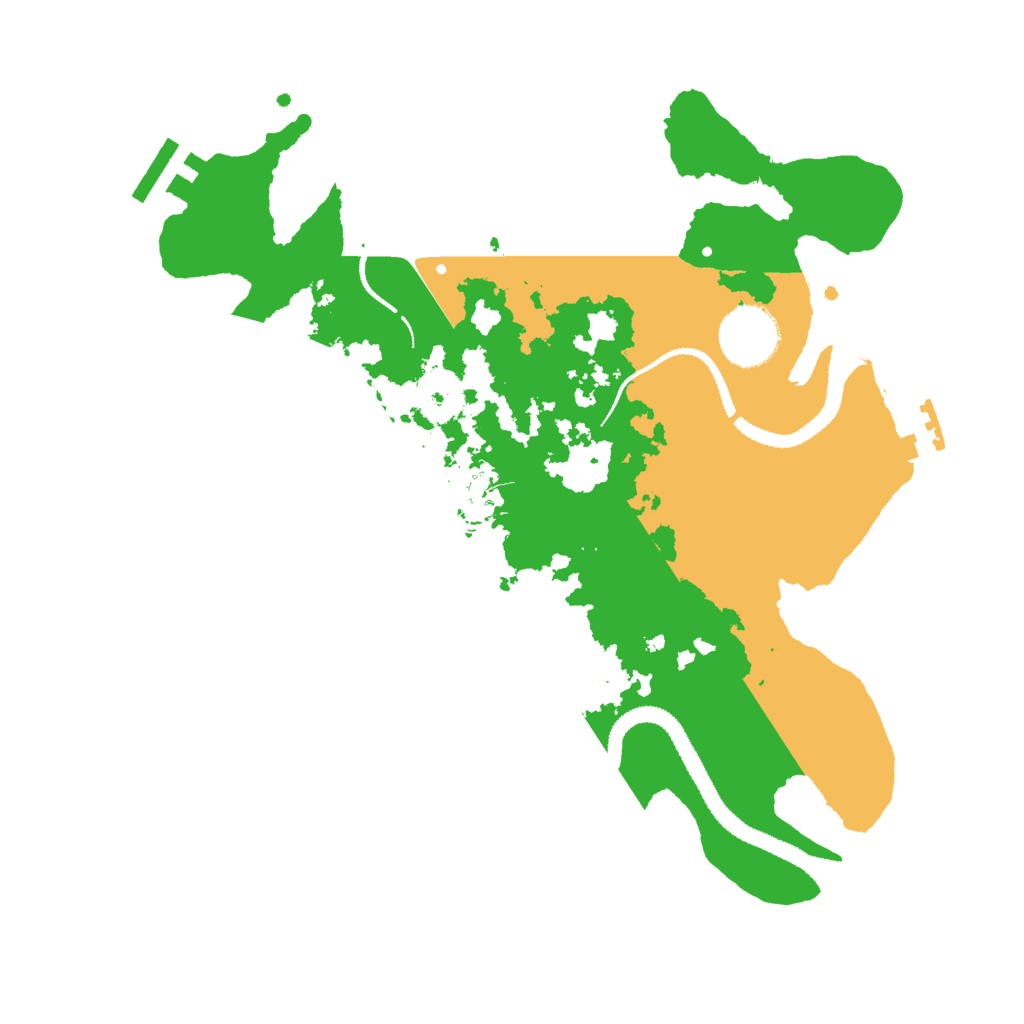 Biome Rust Map: Procedural Map, Size: 3000, Seed: 31891