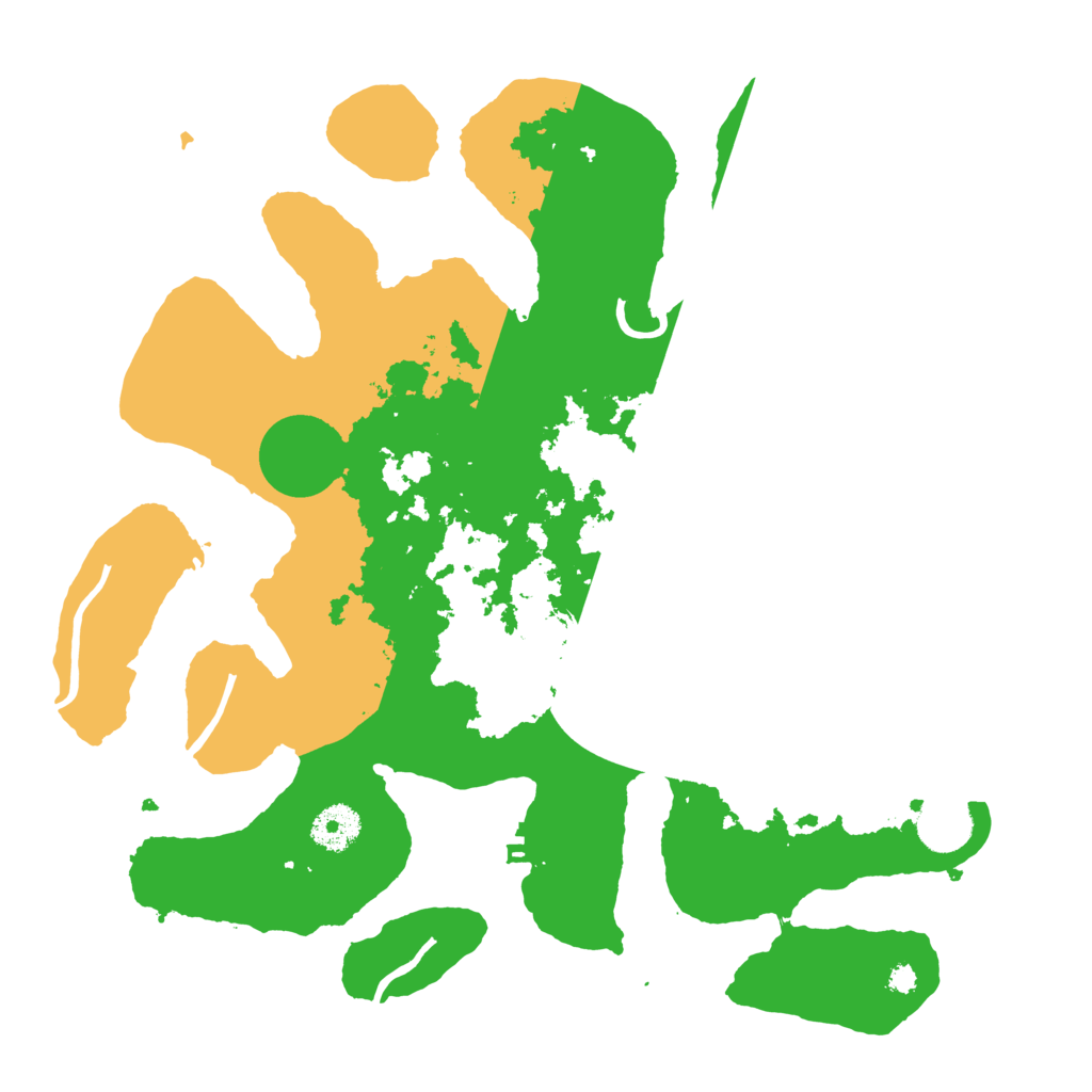 Biome Rust Map: Procedural Map, Size: 3500, Seed: 1064448