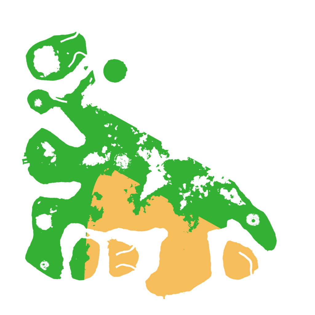 Biome Rust Map: Procedural Map, Size: 3700, Seed: 2223678