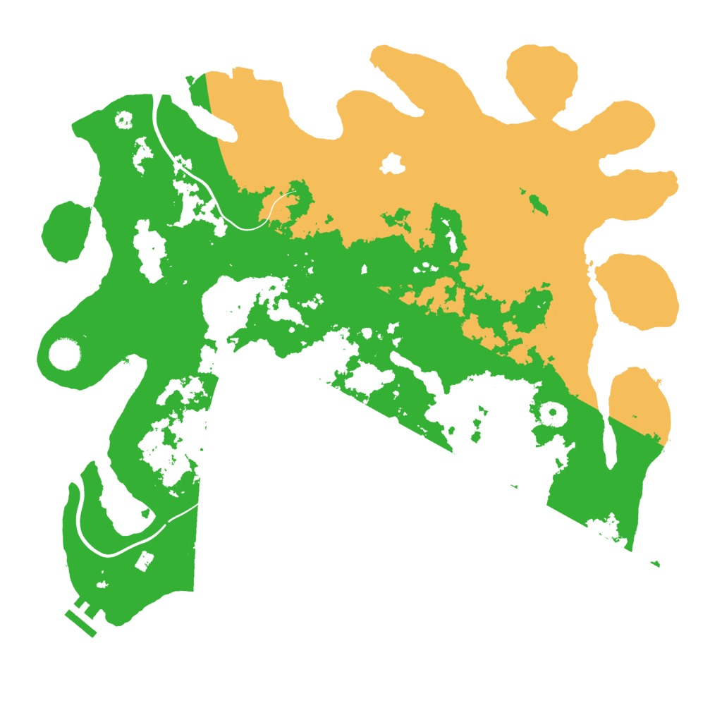 Biome Rust Map: Procedural Map, Size: 4000, Seed: 828476