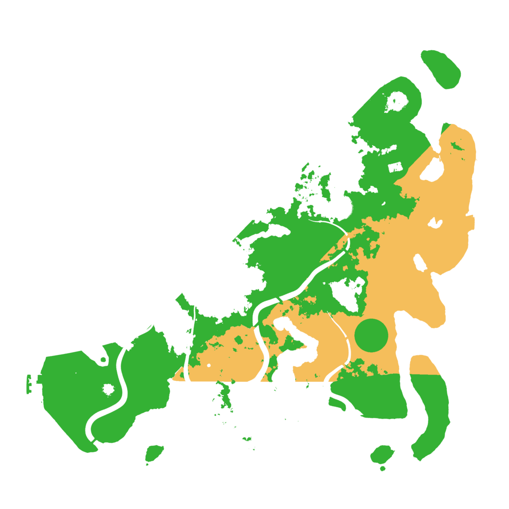 Biome Rust Map: Procedural Map, Size: 4000, Seed: 10777