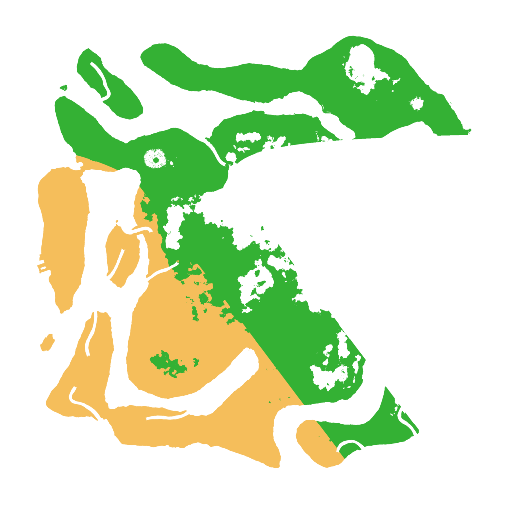 Biome Rust Map: Procedural Map, Size: 3700, Seed: 3973111