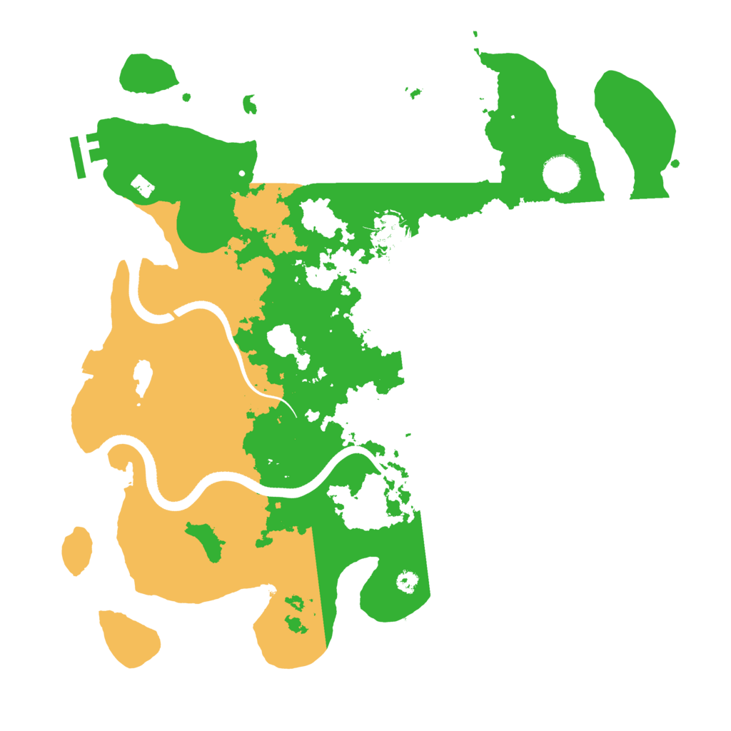 Biome Rust Map: Procedural Map, Size: 3500, Seed: 4511594