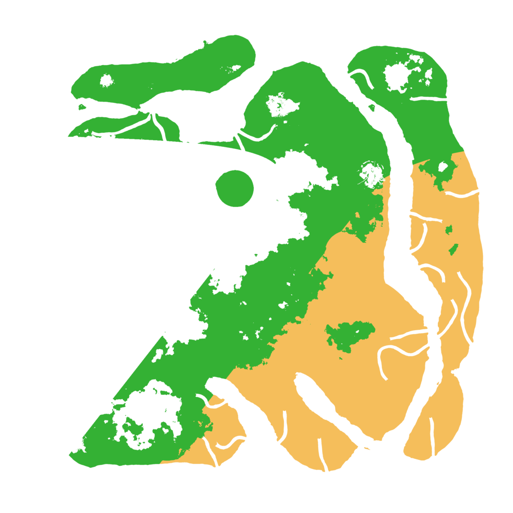 Biome Rust Map: Procedural Map, Size: 3700, Seed: 685209345