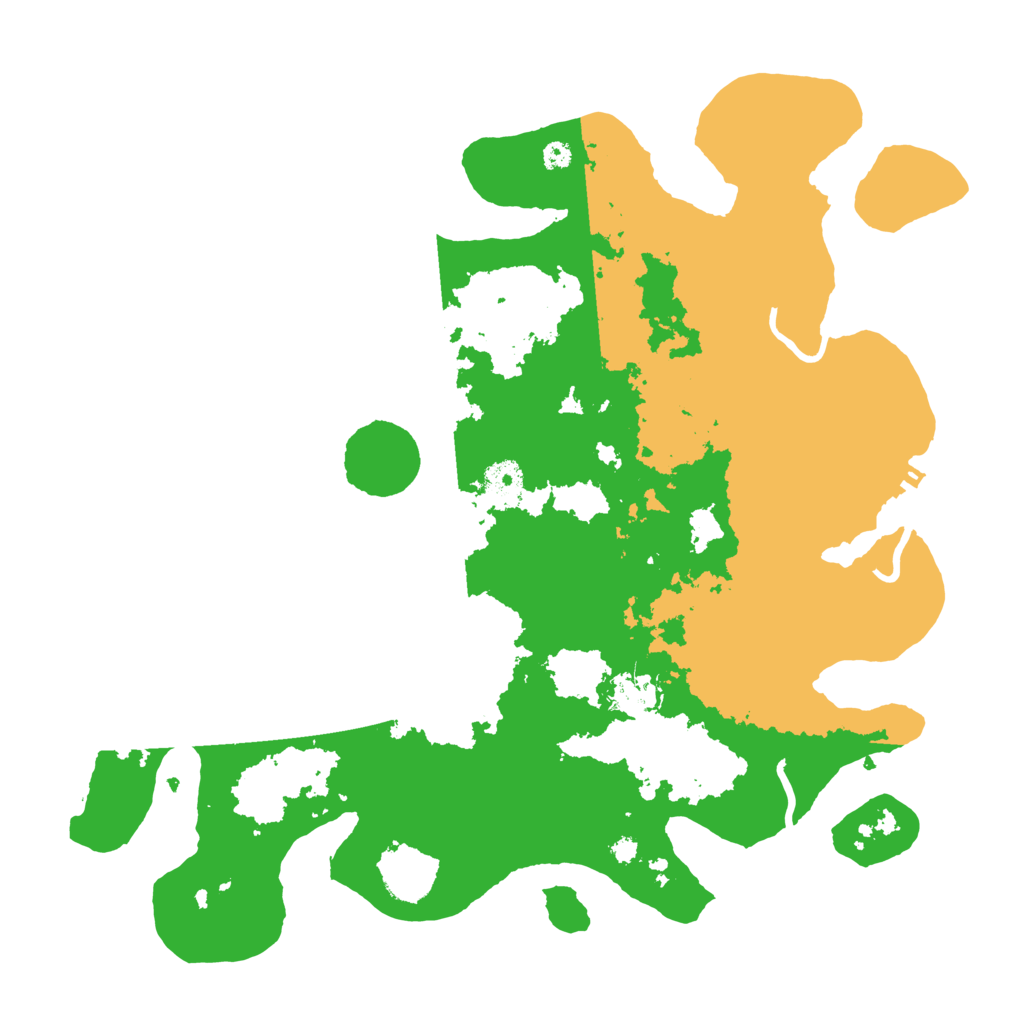 Biome Rust Map: Procedural Map, Size: 3700, Seed: 4398172