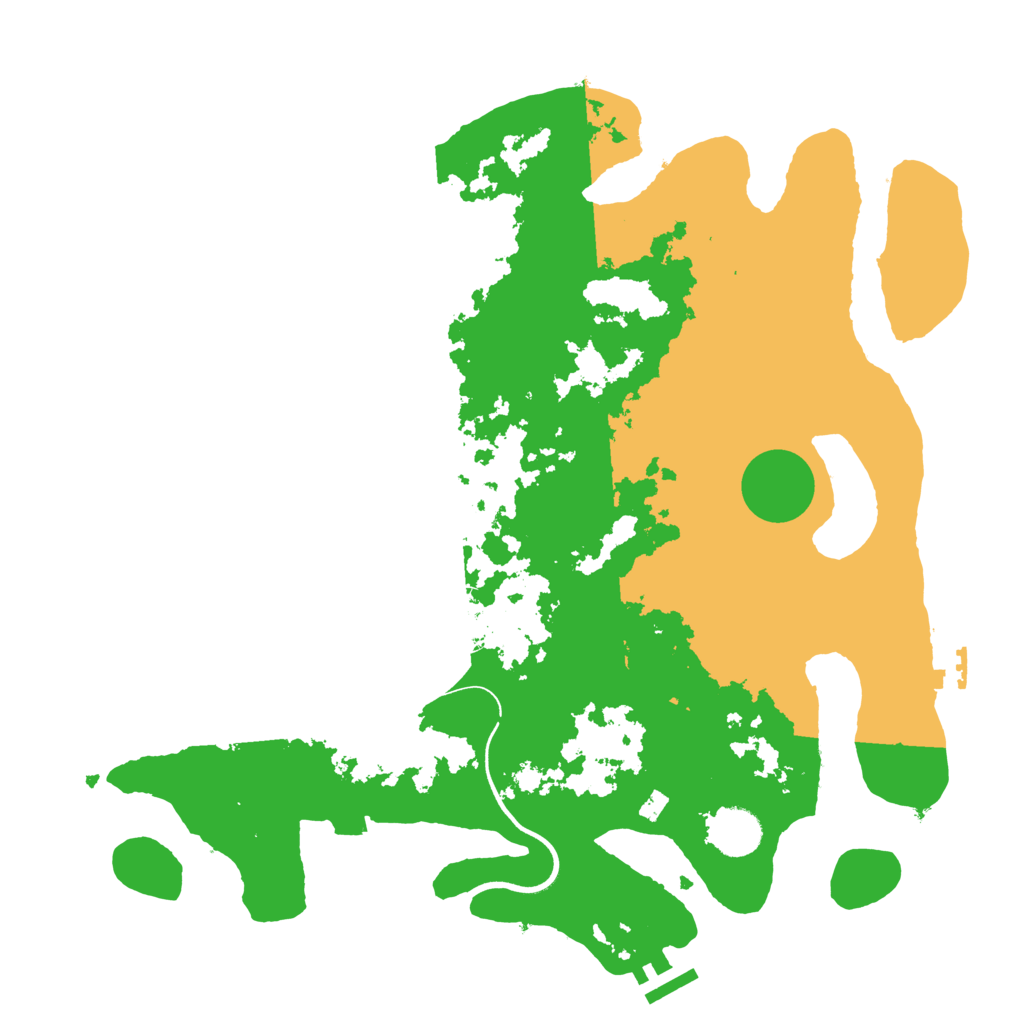 Biome Rust Map: Procedural Map, Size: 3700, Seed: 5826897
