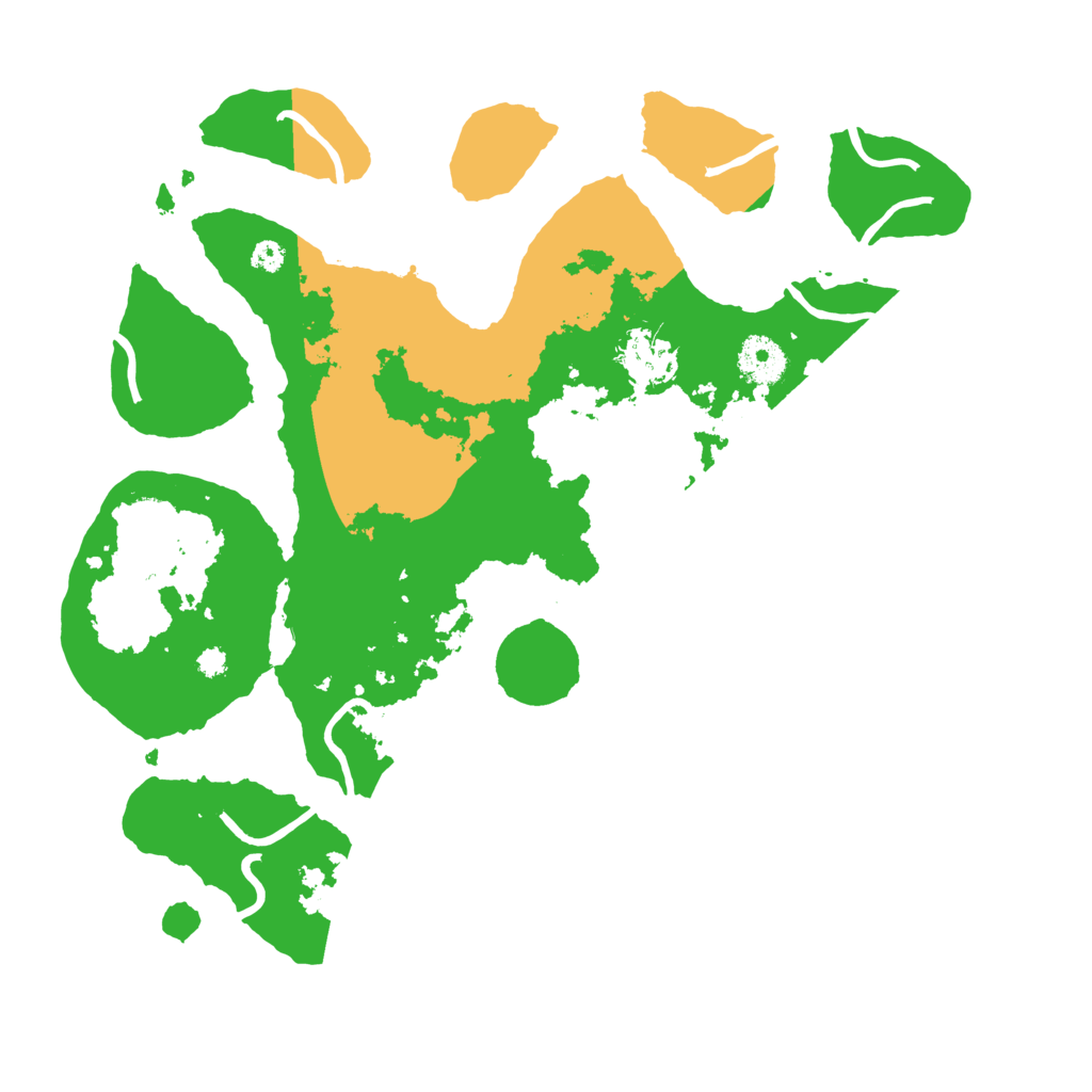 Biome Rust Map: Procedural Map, Size: 3500, Seed: 2229090