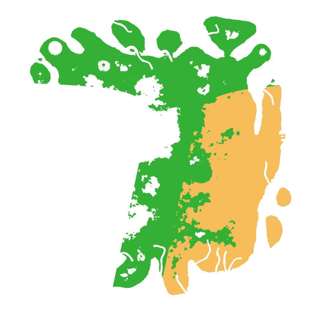Biome Rust Map: Procedural Map, Size: 4000, Seed: 542858