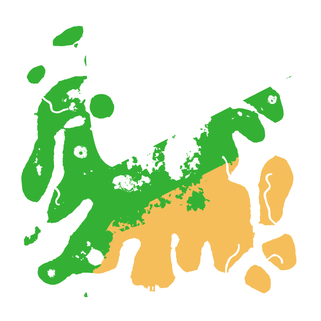 Biome Rust Map: Procedural Map, Size: 3700, Seed: 3059061