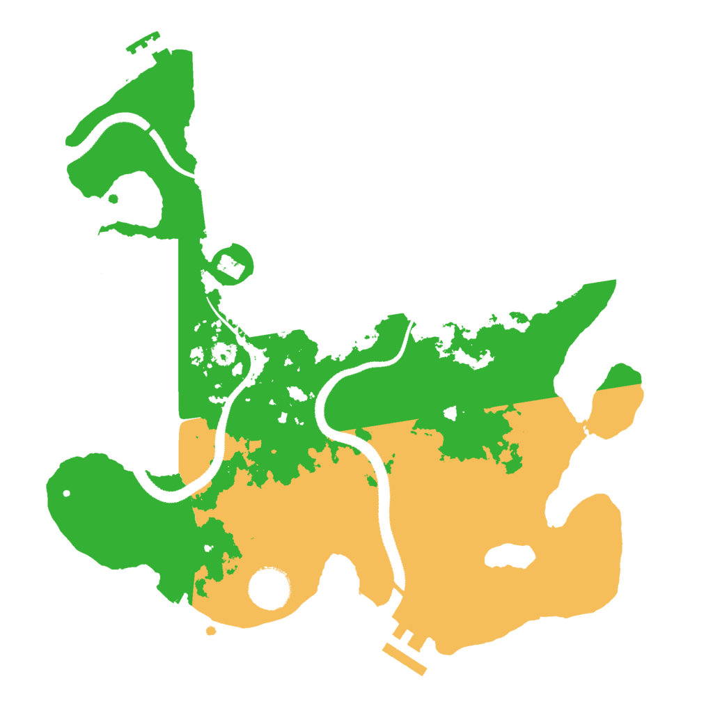 Biome Rust Map: Procedural Map, Size: 3000, Seed: 1795594195