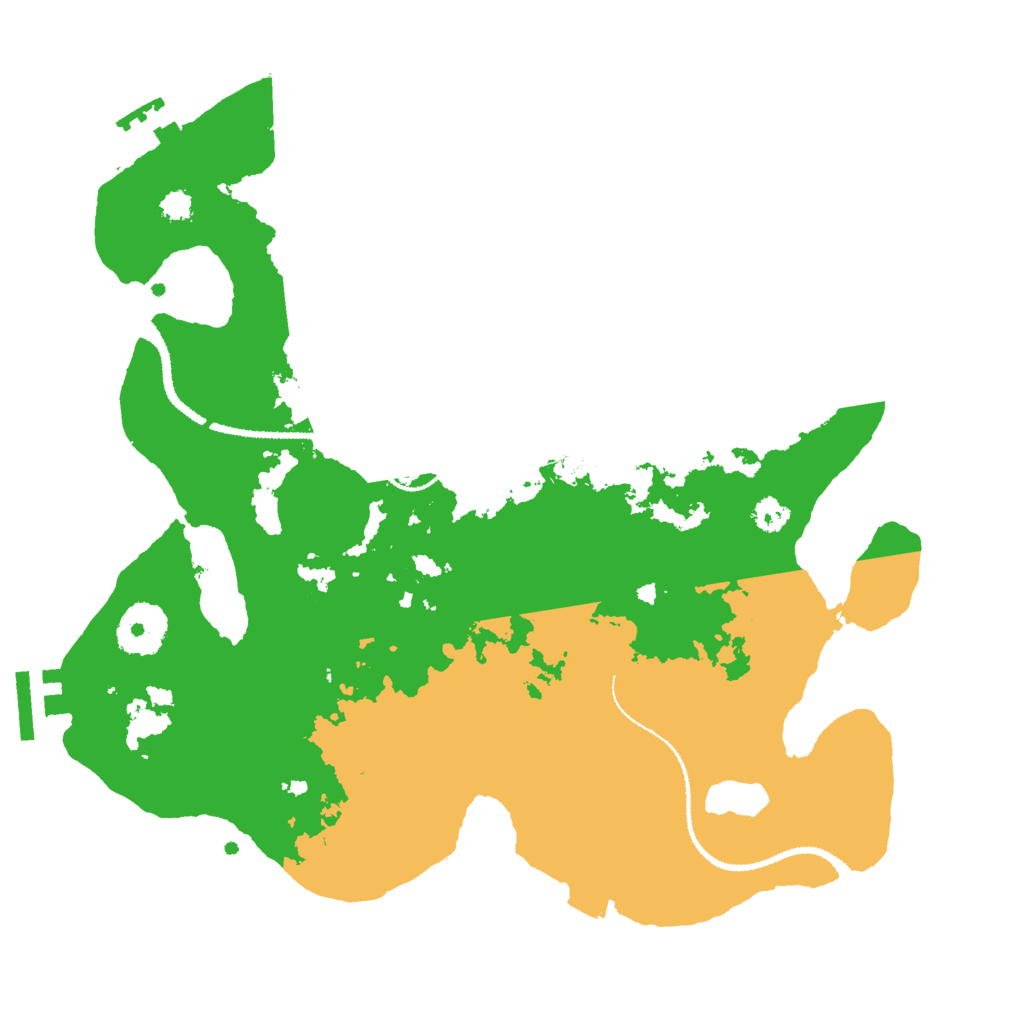 Biome Rust Map: Procedural Map, Size: 3000, Seed: 1795594195