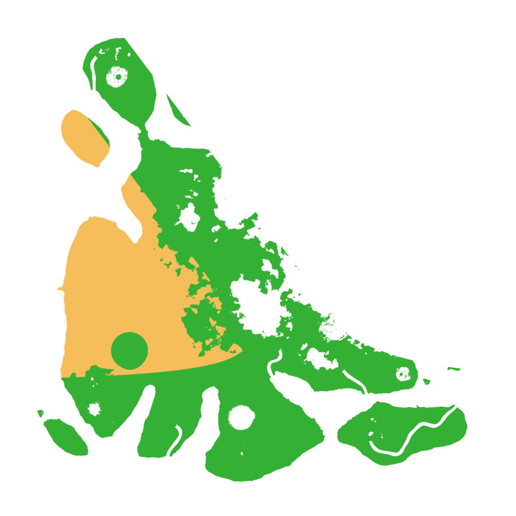 Biome Rust Map: Procedural Map, Size: 3700, Seed: 4153630