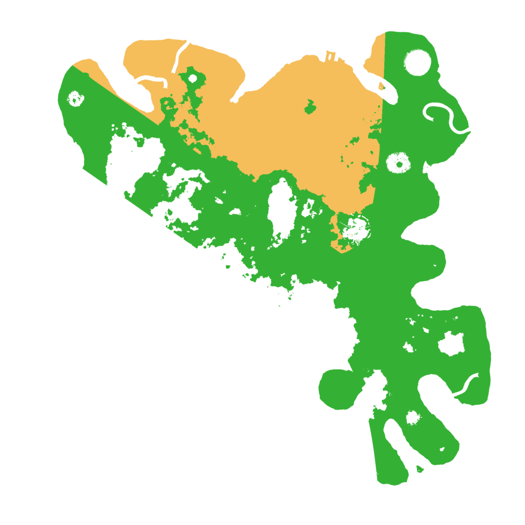 Biome Rust Map: Procedural Map, Size: 3500, Seed: 2660517