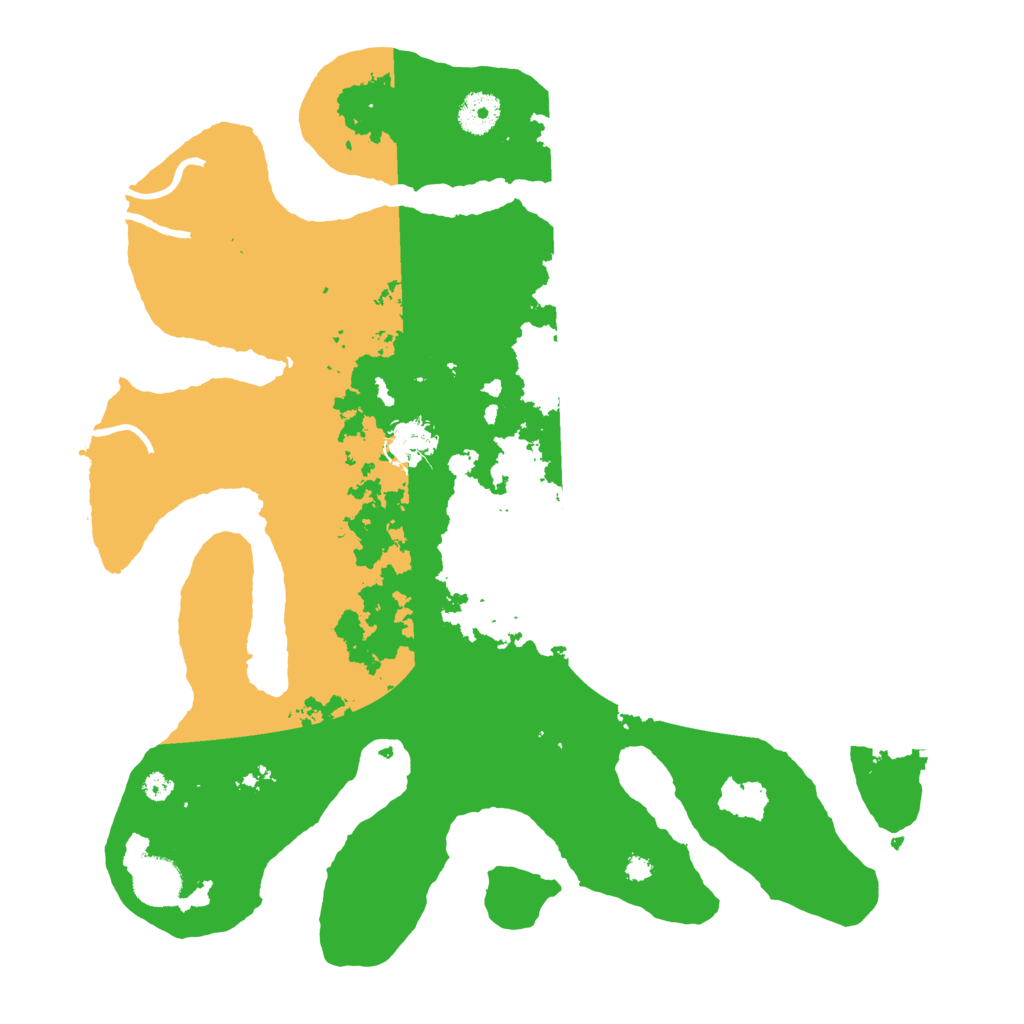 Biome Rust Map: Procedural Map, Size: 3700, Seed: 4378482