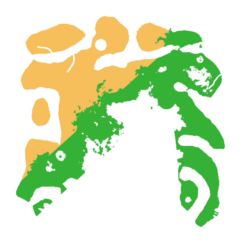 Biome Rust Map: Procedural Map, Size: 3700, Seed: 4898638