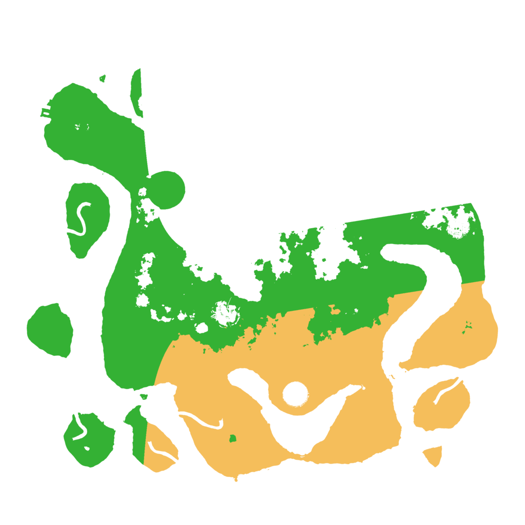 Biome Rust Map: Procedural Map, Size: 3700, Seed: 5359105