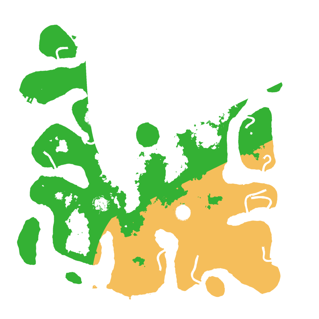 Biome Rust Map: Procedural Map, Size: 3700, Seed: 3168257