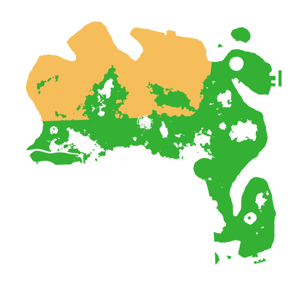 Biome Rust Map: Procedural Map, Size: 3700, Seed: 2745310