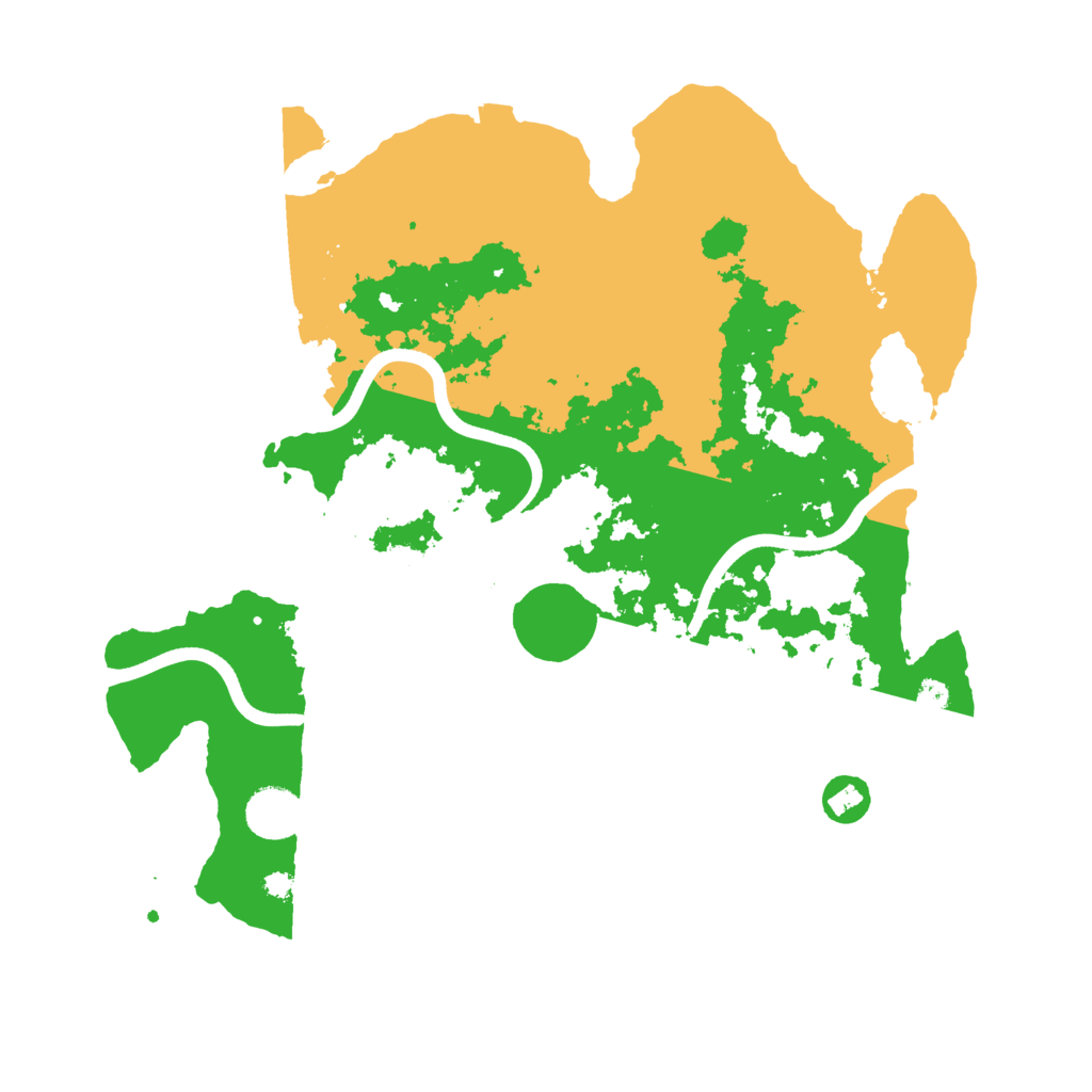 Biome Rust Map: Procedural Map, Size: 3700, Seed: 2185816