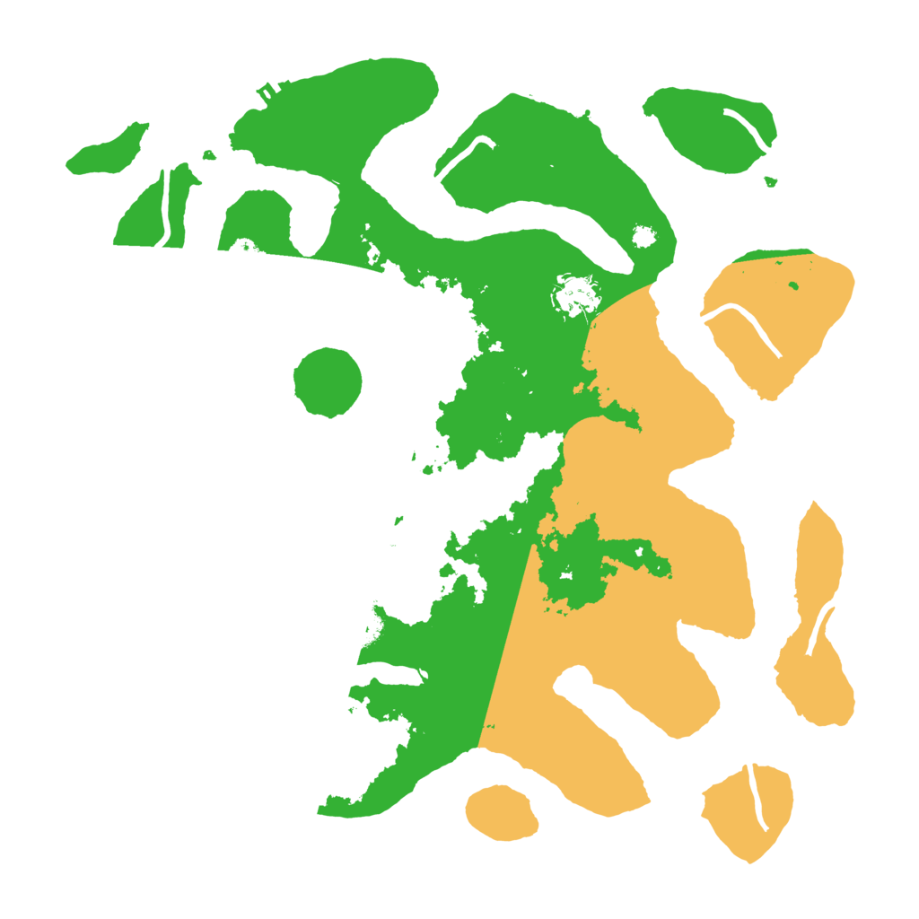 Biome Rust Map: Procedural Map, Size: 3700, Seed: 3147406