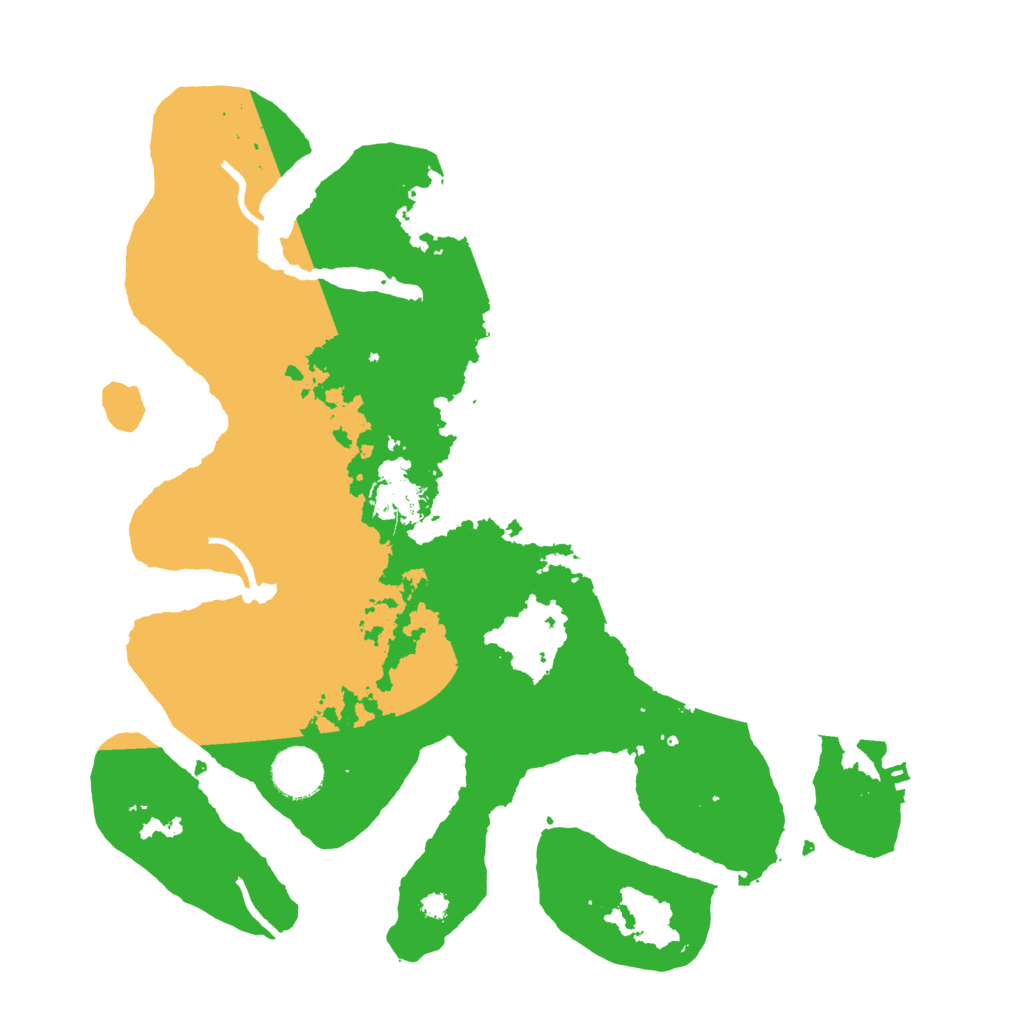 Biome Rust Map: Procedural Map, Size: 3500, Seed: 2294917