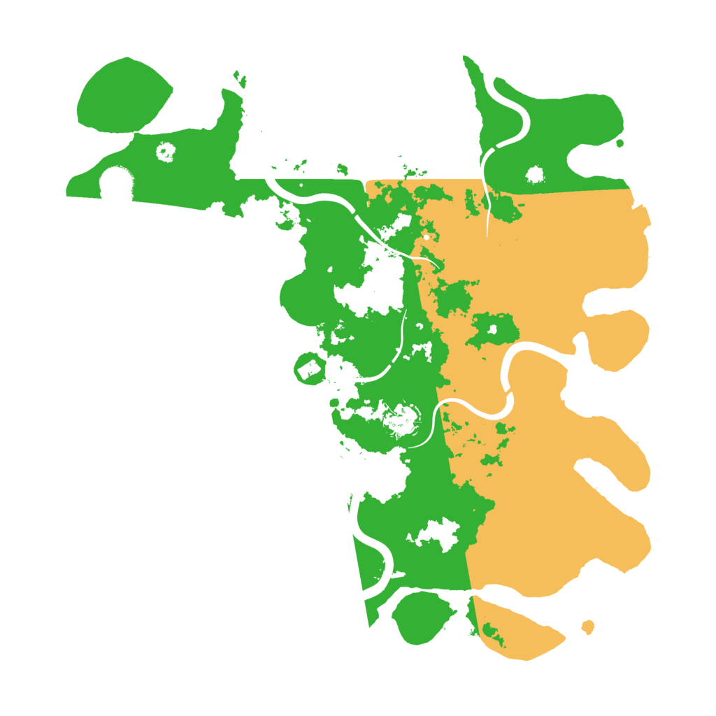 Biome Rust Map: Procedural Map, Size: 3700, Seed: 2876860