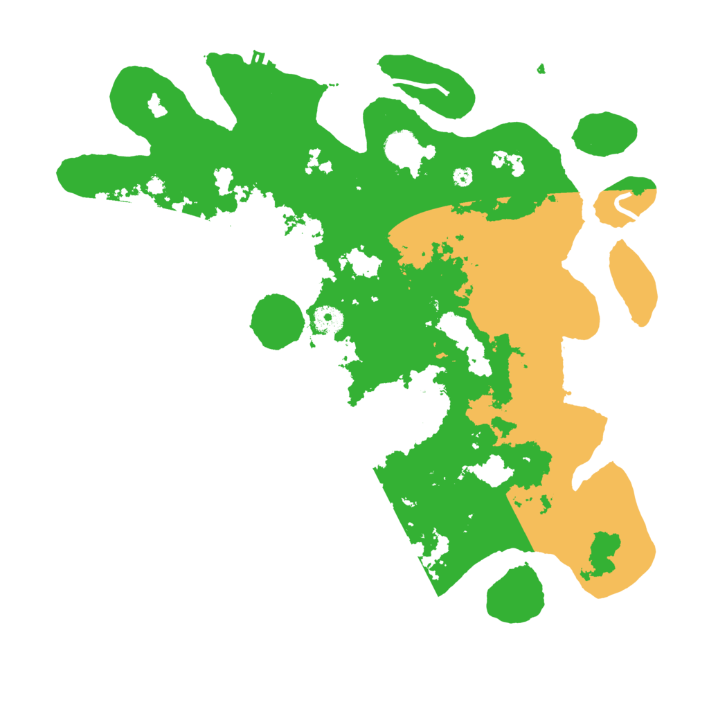 Biome Rust Map: Procedural Map, Size: 3700, Seed: 4975405