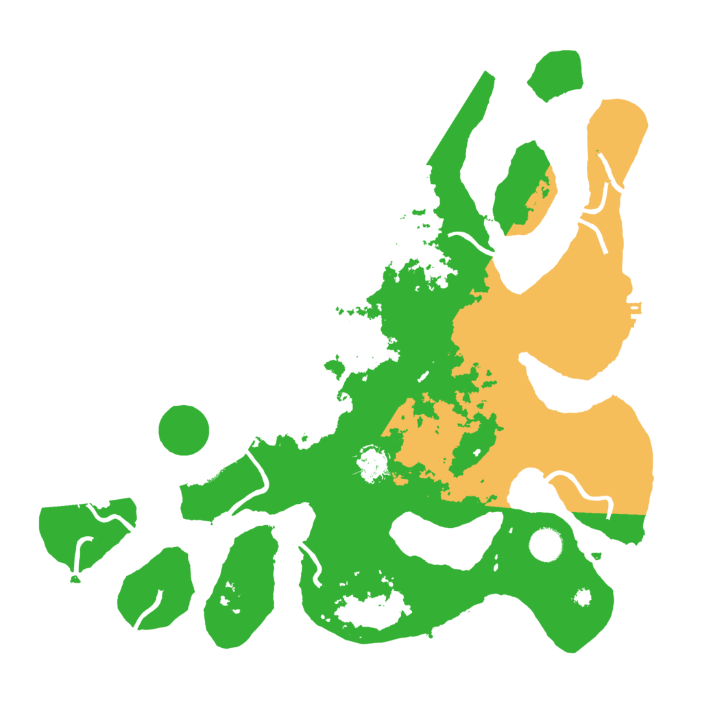 Biome Rust Map: Procedural Map, Size: 3700, Seed: 5410290