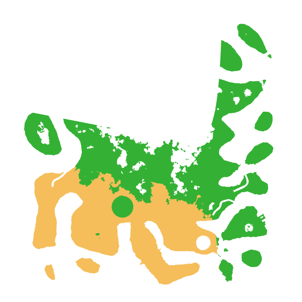 Biome Rust Map: Procedural Map, Size: 3700, Seed: 856348