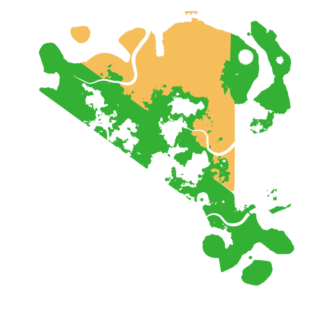 Biome Rust Map: Procedural Map, Size: 3700, Seed: 4700974