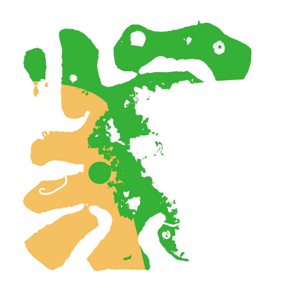 Biome Rust Map: Procedural Map, Size: 3500, Seed: 5869113