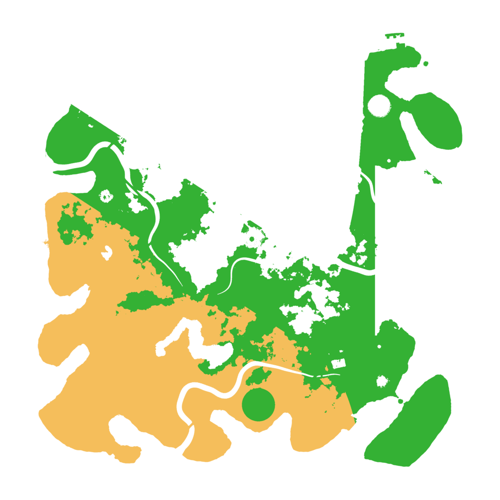 Biome Rust Map: Procedural Map, Size: 4000, Seed: 408984948